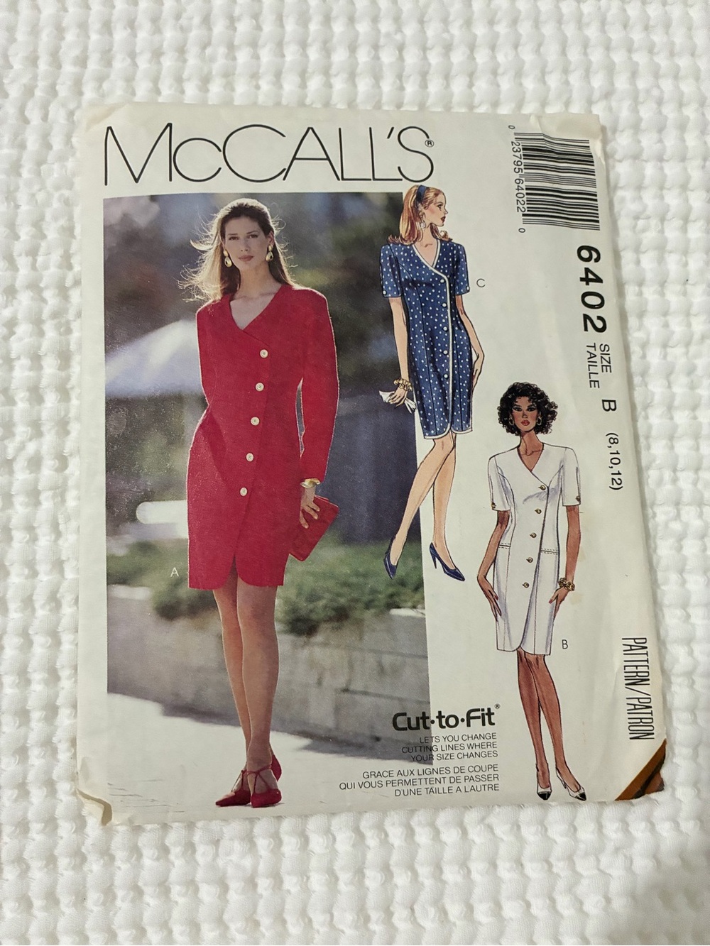McCall's Women's Button-Front Dress Pattern 6402